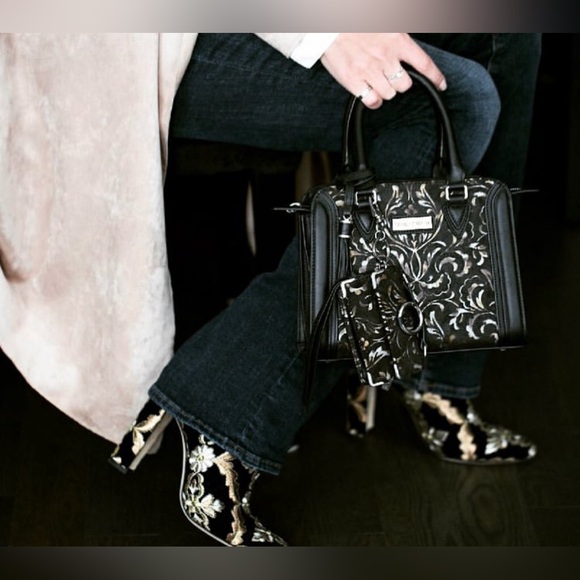 Caroline neron leather bag paisley pattern - Picture 15 of 15